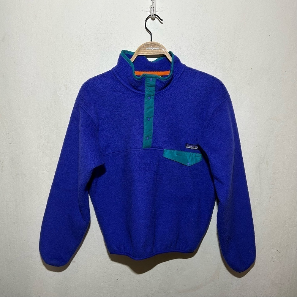 Vintage 90s Patagonia Synchilla Fleece Jacket Men’s Size Small - Picture 1 of 5
